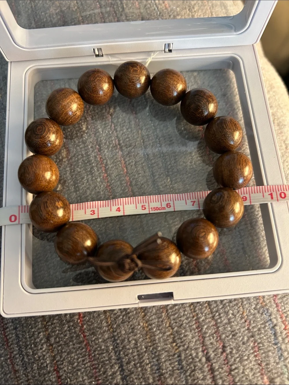 Polished Wooden Bead Bracelet - Prayer bracelet